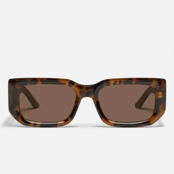 New! Quay Sunglasses TELL ME MORE 76821 HAZTRT/AMET, Authentic - Picture 3 of 8